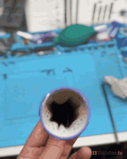 Clogged Dyson filter