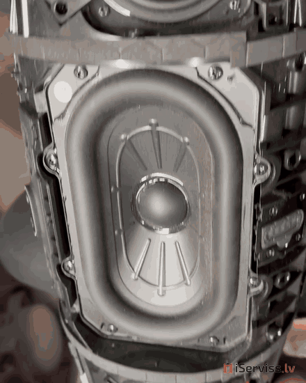 Opening a JBL speaker